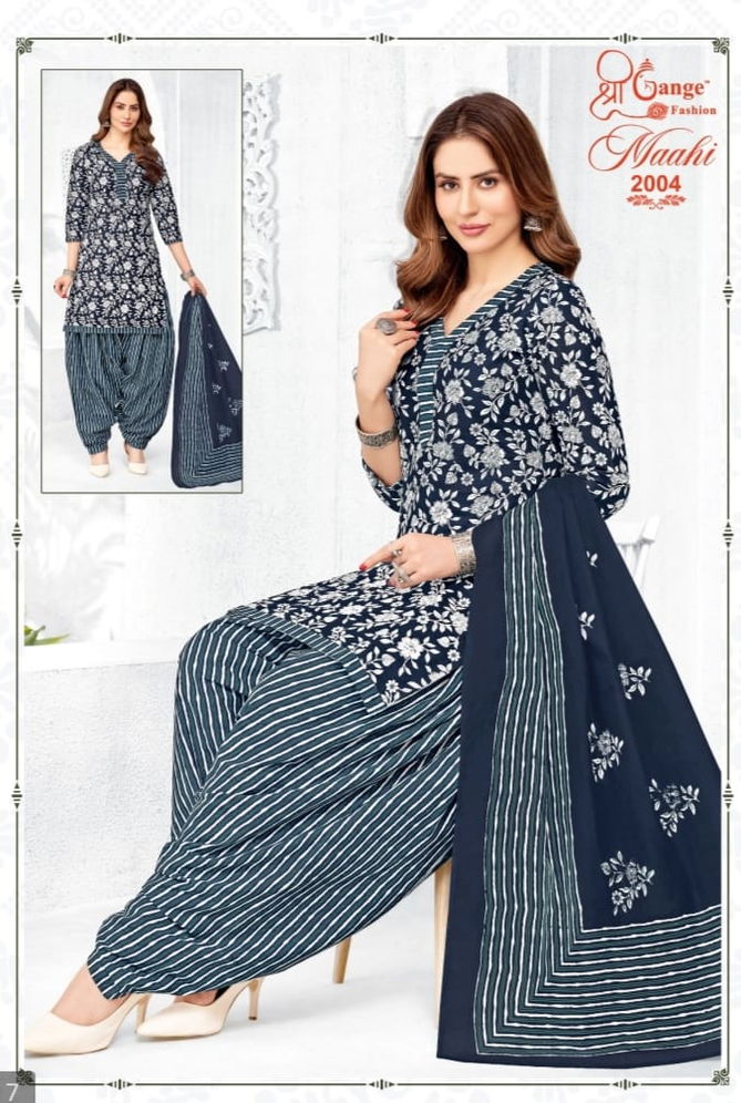 Maahi Vol 2 By Shree Gange Printed Cotton Dress Material Wholesale Price In Surat